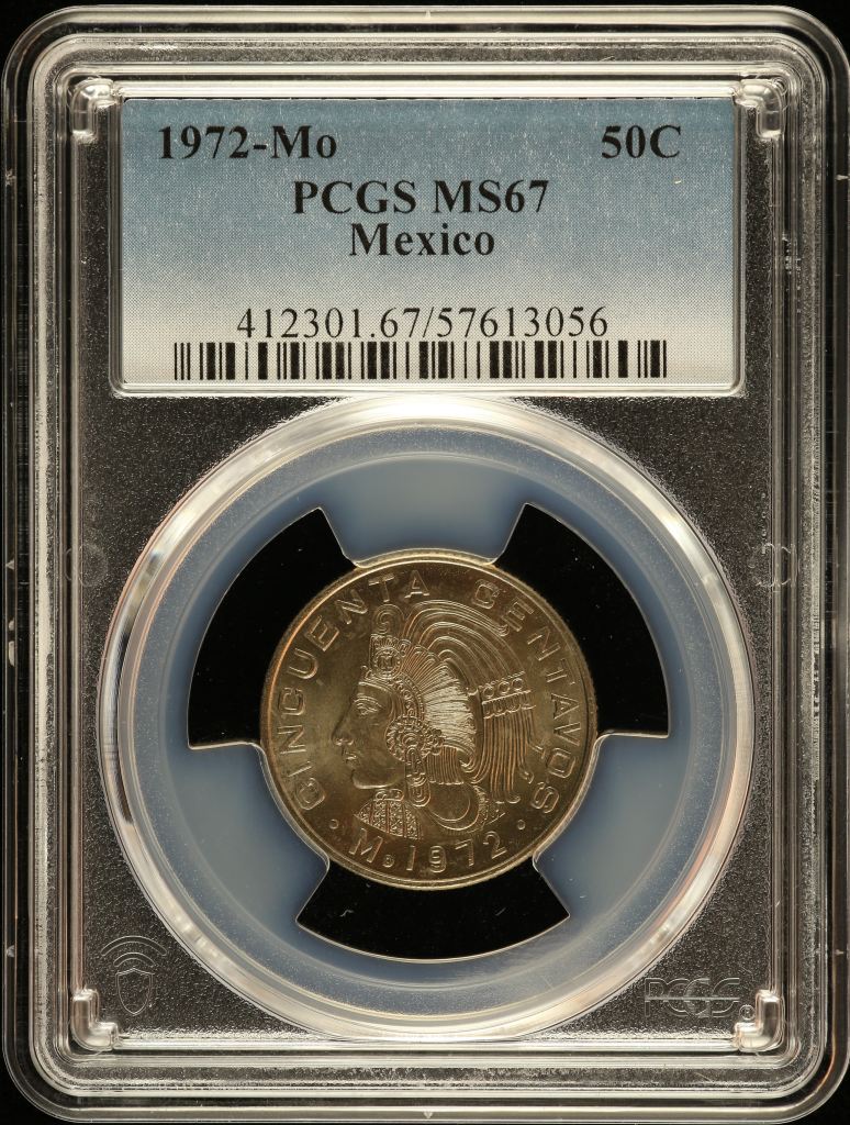 Modern Silver & Minors 50 Centavo 1972 Mo PCGS MS67 0149466