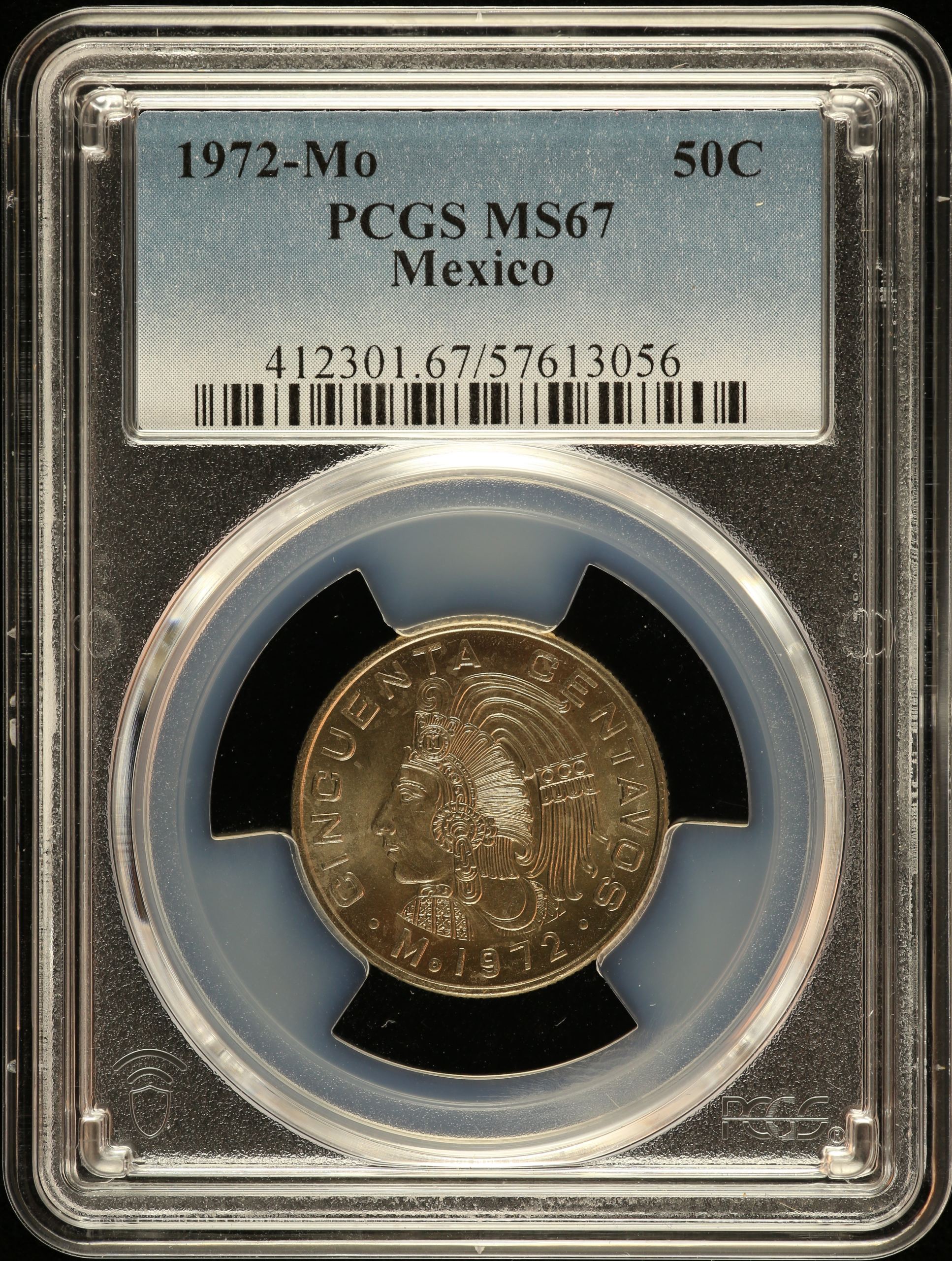 Modern Silver & Minors 50 Centavo 1972 Mo PCGS MS67 0149466