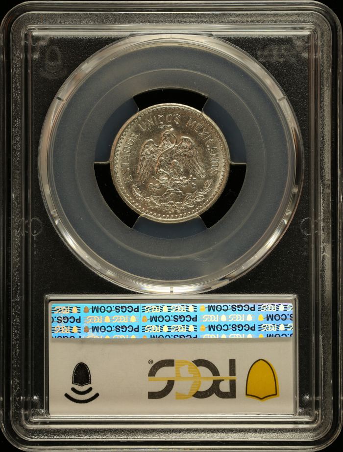 Modern Silver & Minors 20 Centavo 1911 M PCGS MS62 0147607Modern Silver & Minors 20 Centavo 1911 M PCGS MS62 0147607 - Image 2