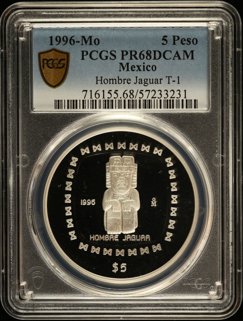 Modern Silver & Minors 5 Peso 1996 Mo PCGS PR68DCAM 0149287