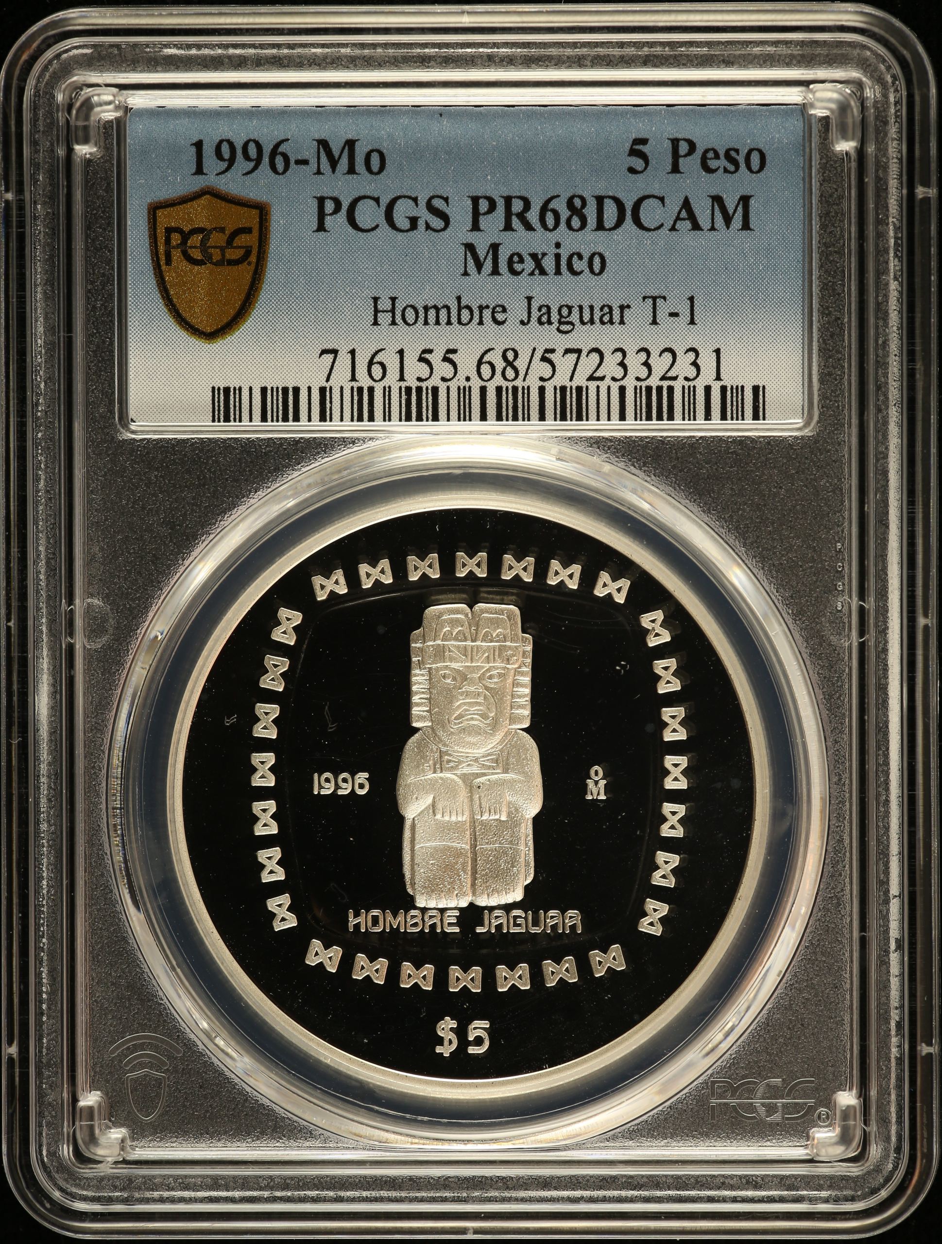 Modern Silver & Minors 5 Peso 1996 Mo PCGS PR68DCAM 0149287