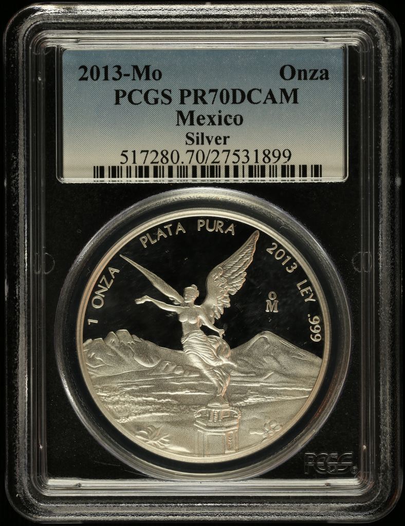 Modern Silver & Minors Onza 2013 Mo PCGS PR70DCAM 0148247