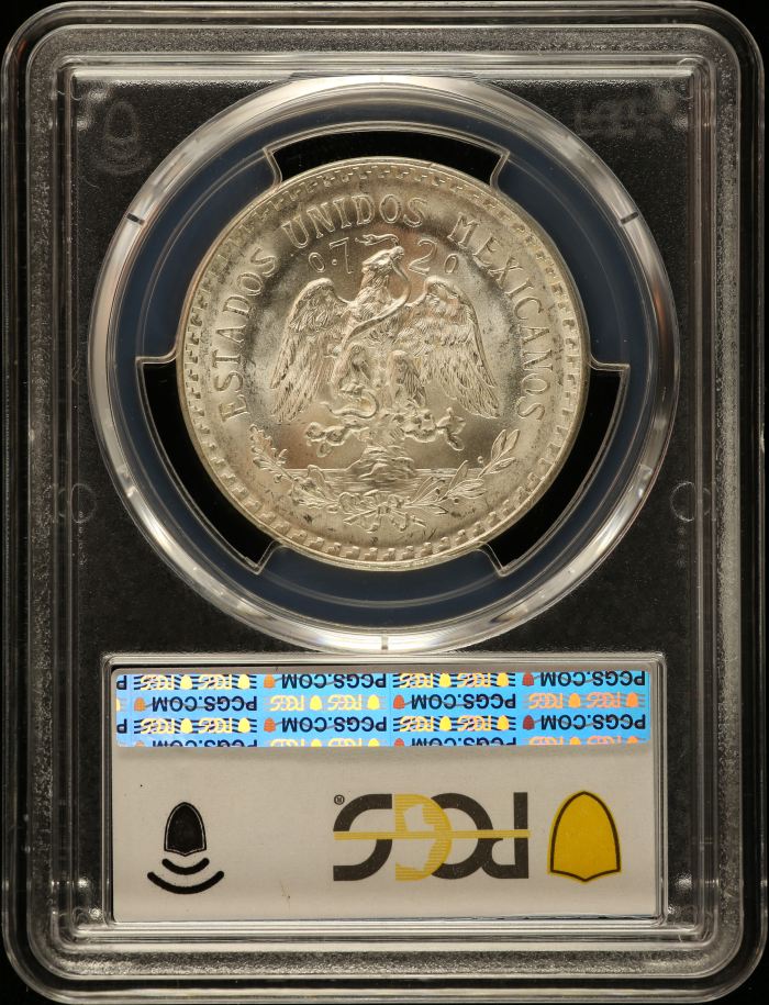 Modern Silver & Minors Peso 1945 M PCGS MS66 0149345Modern Silver & Minors Peso 1945 M PCGS MS66 0149345 - Image 2