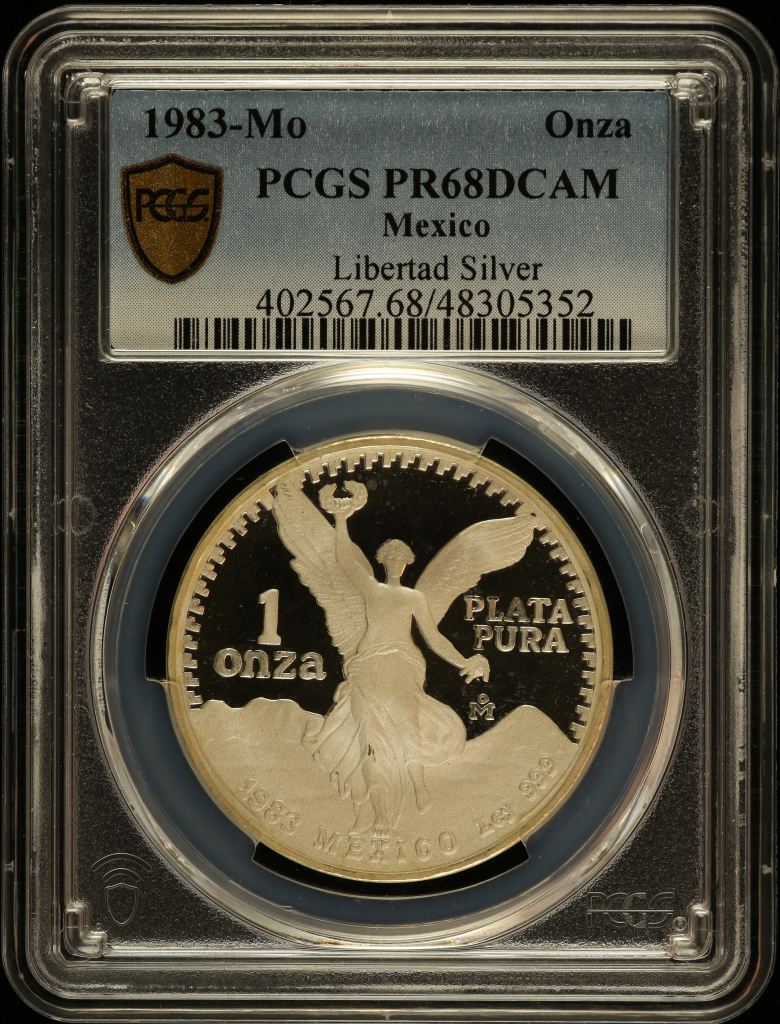 Modern Silver & Minors Onza 1983 Mo PCGS PR68DCAM 0148622