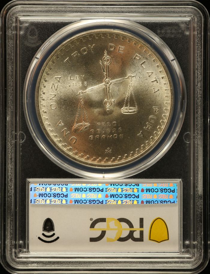 Modern Silver & Minors Onza 1979 Mo PCGS MS66 KM-M49b.4 0149327Modern Silver & Minors Onza 1979 Mo PCGS MS66 KM-M49b.4 0149327 - Image 2