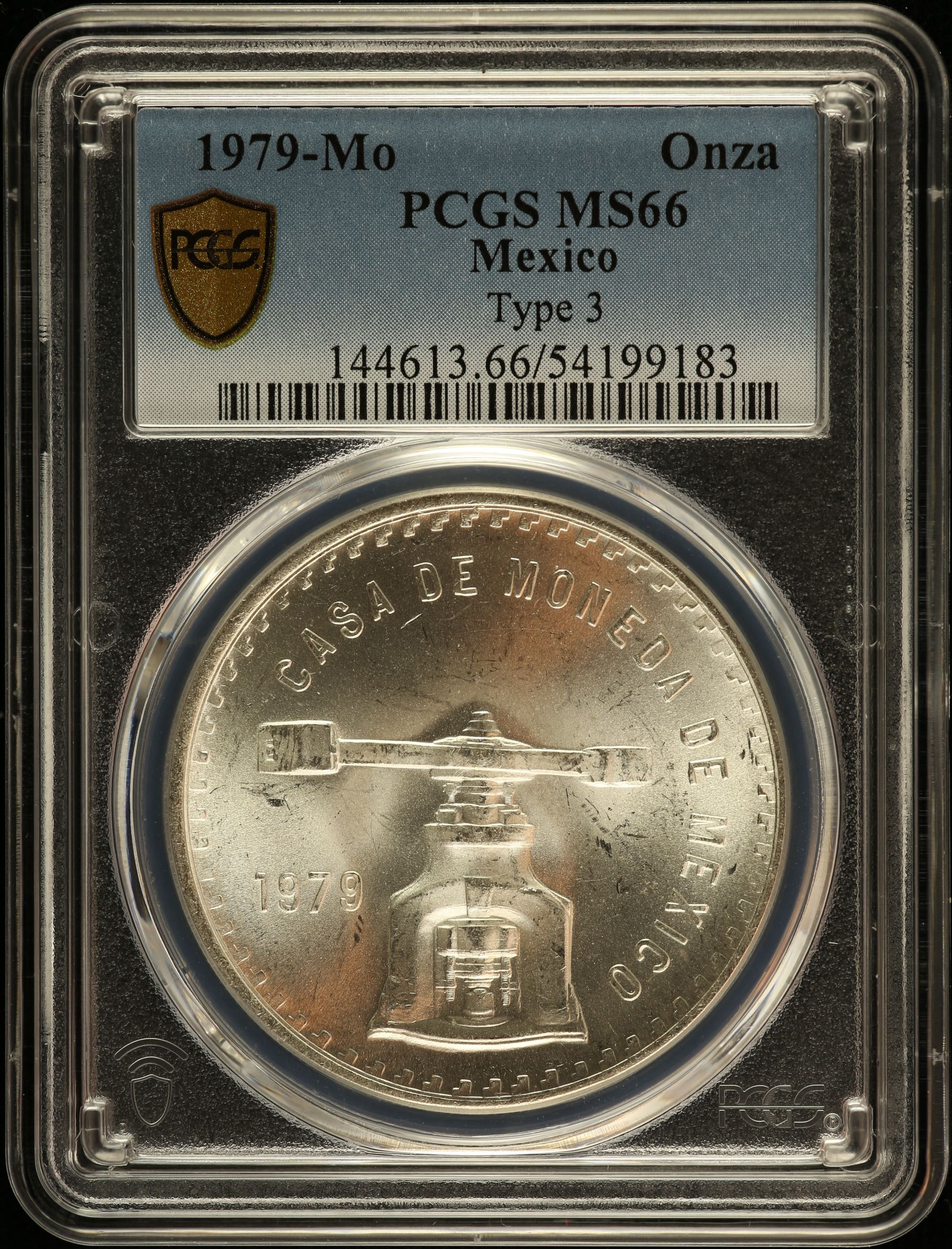 Modern Silver & Minors Onza 1979 Mo PCGS MS66 0149328