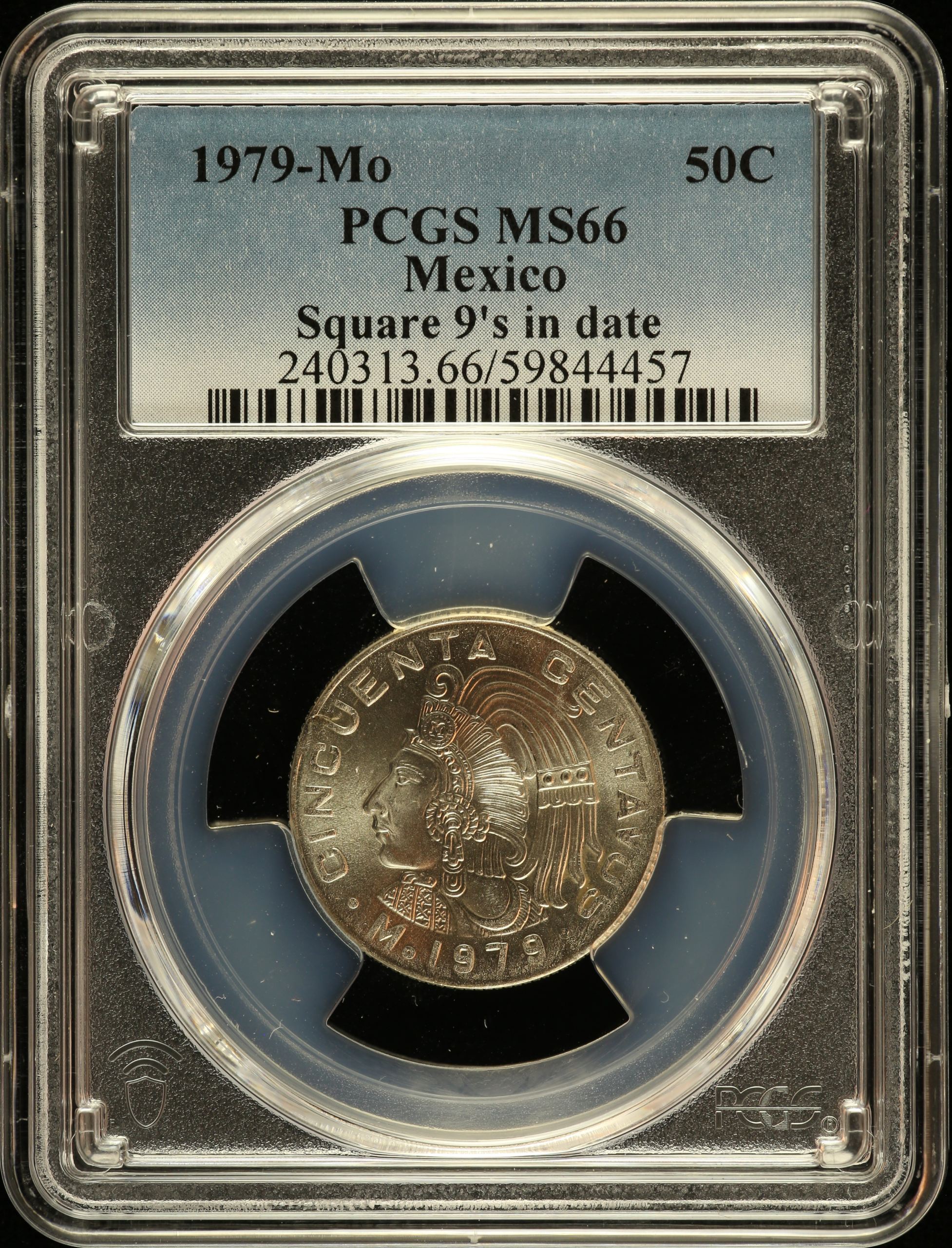 Modern Silver & Minors 50 Centavo 1979 Mo PCGS MS66 0148718