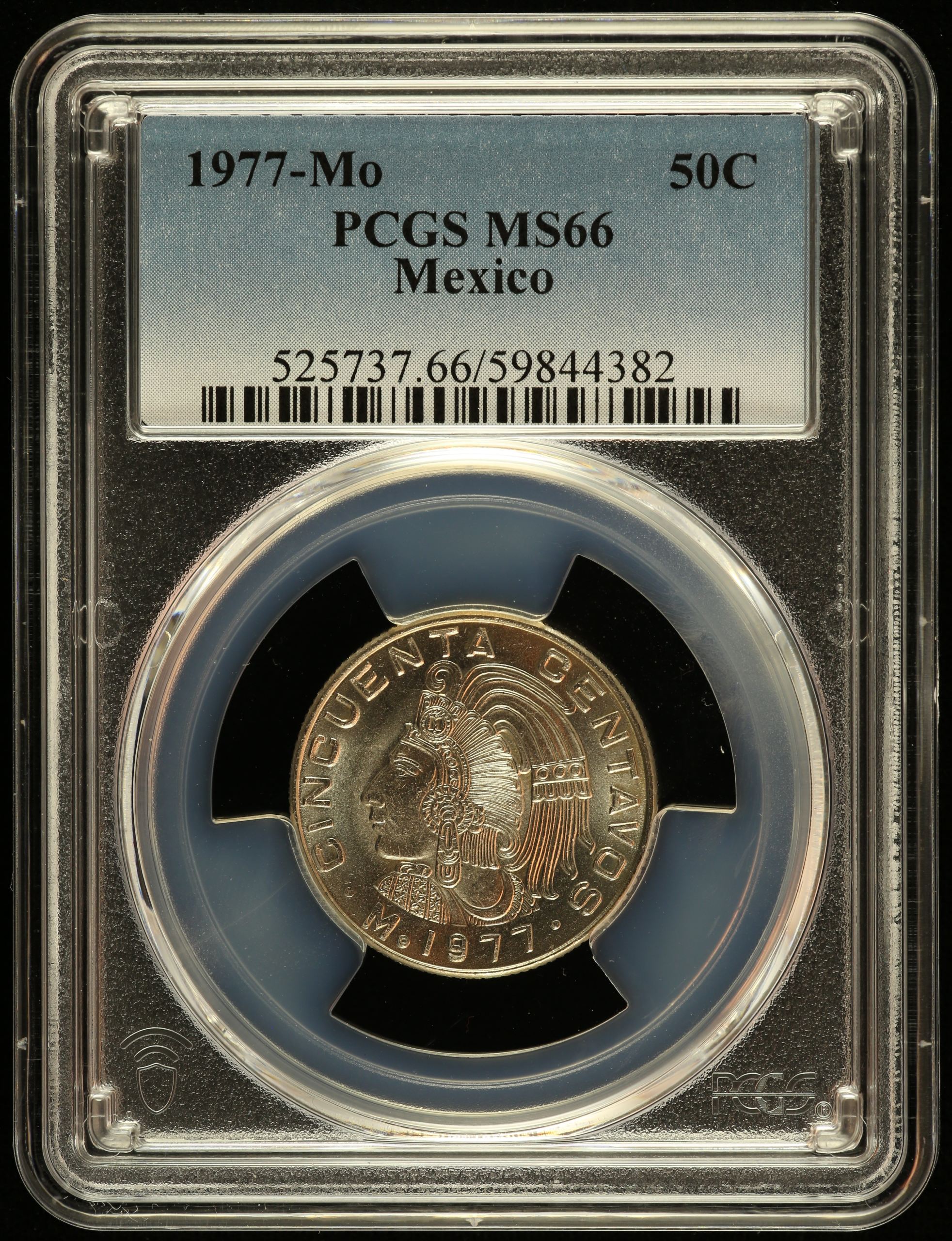 Modern Silver & Minors 50 Centavo 1977 Mo PCGS MS66 0148838