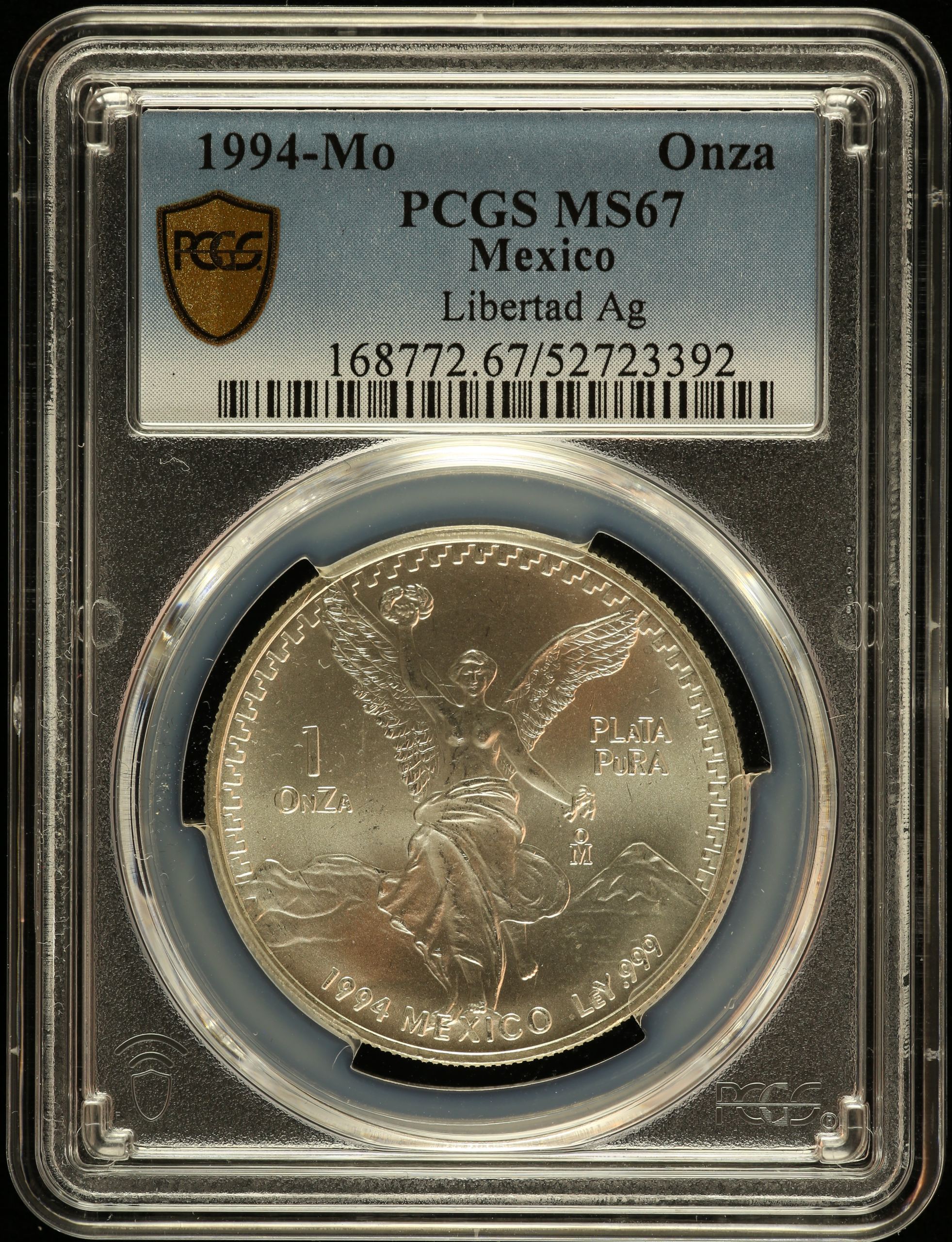 Modern Silver & Minors Onza 1994 Mo PCGS MS67 0149610
