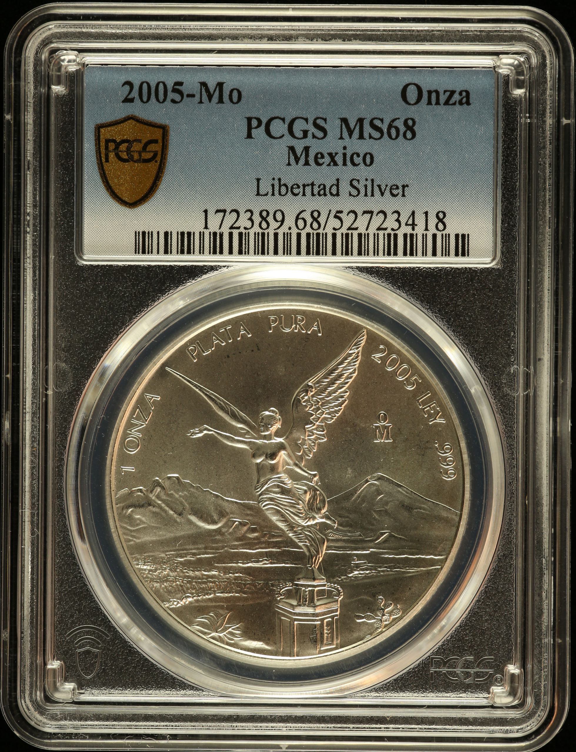 Modern Silver & Minors Onza 2005 Mo PCGS MS68 0149611