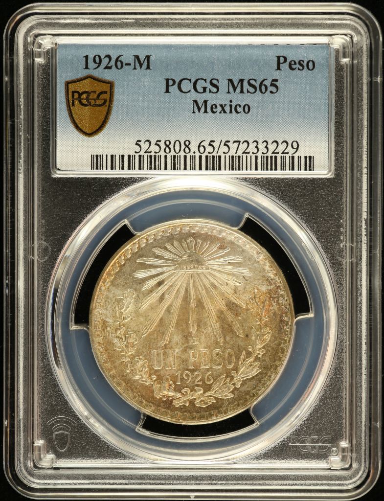 Modern Silver & Minors Peso 1926 M PCGS MS65 0149356