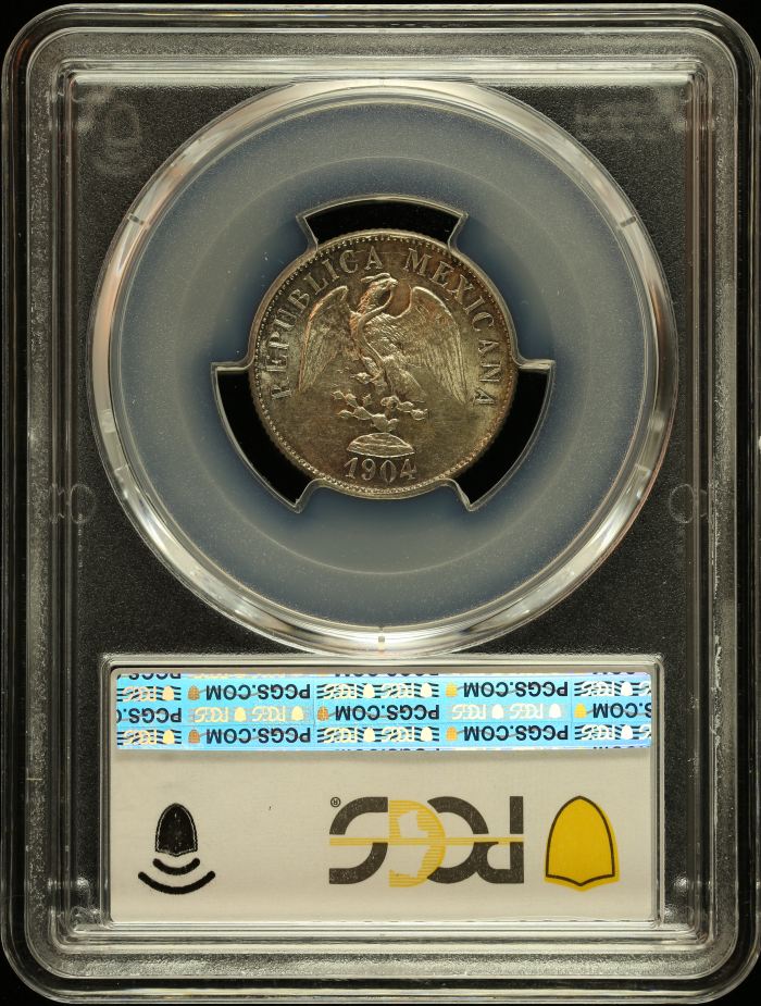 Republic Silver & Minors 20 Centavo 1904 Cn H PCGS MS63 0147629Republic Silver & Minors 20 Centavo 1904 Cn H PCGS MS63 0147629 - Image 2
