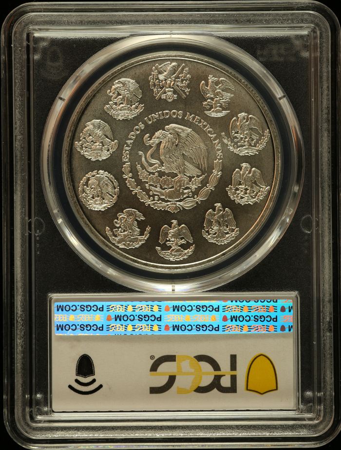 Modern Silver & Minors Onza 2002 Mo PCGS MS68 0149615Modern Silver & Minors Onza 2002 Mo PCGS MS68 0149615 - Image 2