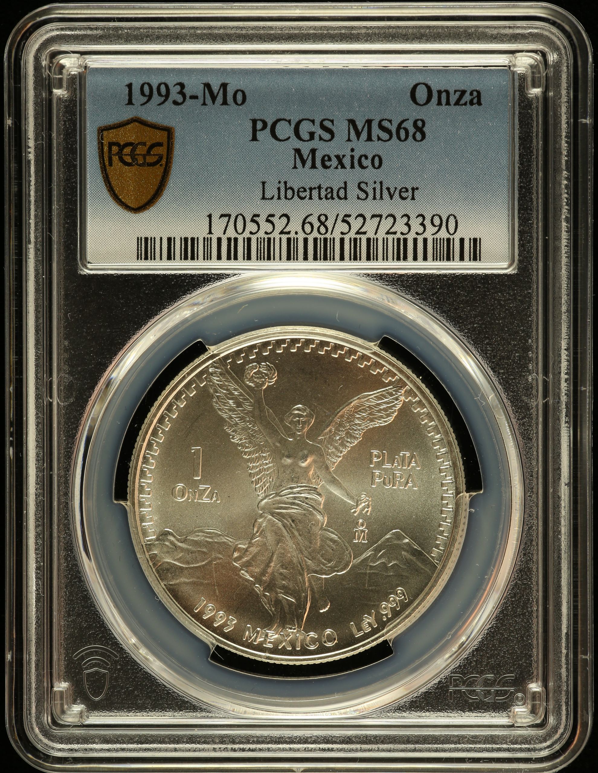 Modern Silver & Minors Onza 1993 Mo PCGS MS68 0149617