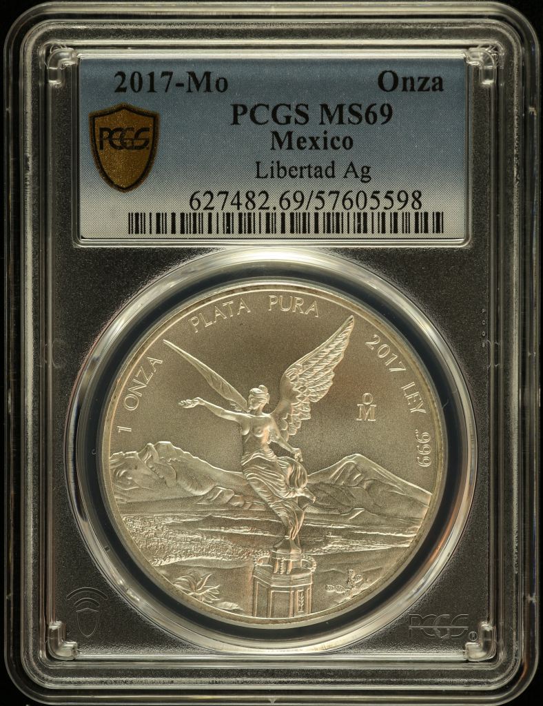 Modern Silver & Minors Onza 2017 Mo PCGS MS69 0147588