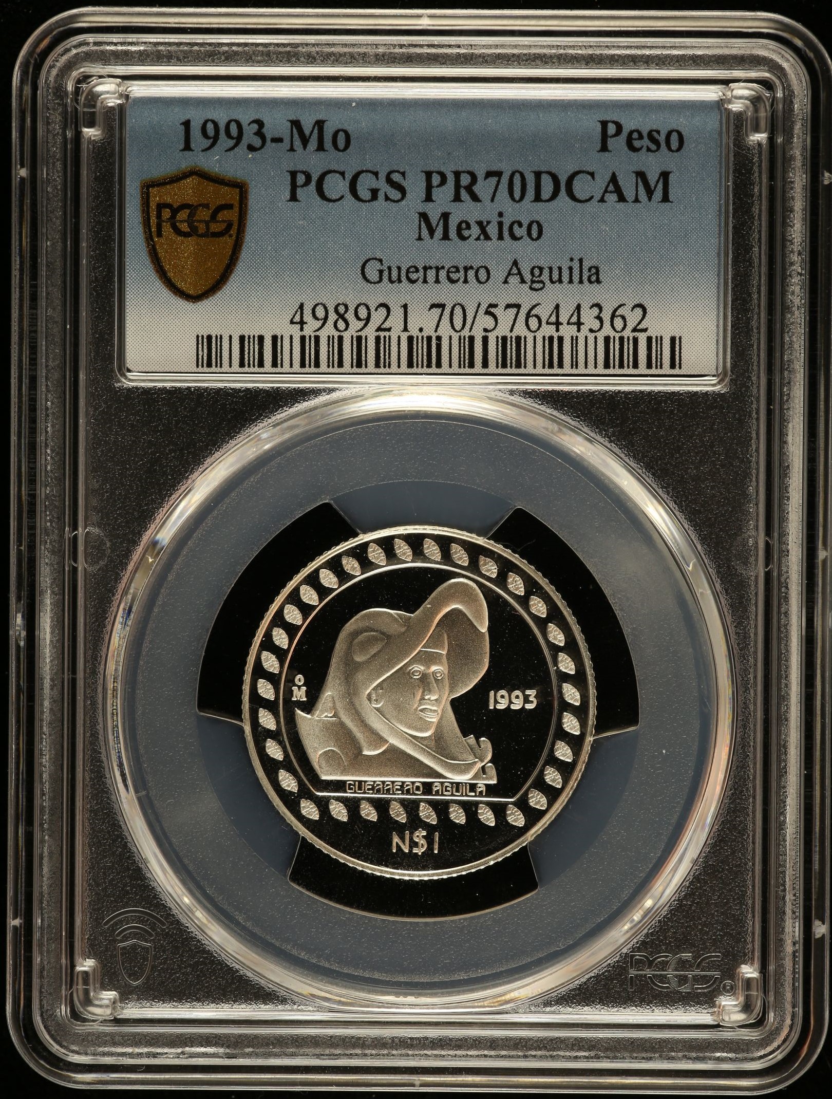 Modern Silver & Minors Peso 1993 Mo PCGS PR70DCAM 0150456
