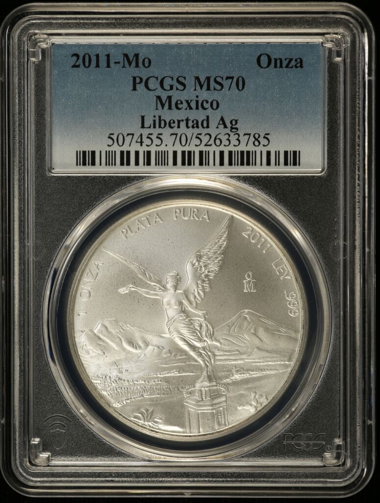 Modern Silver & Minors Onza 2011 Mo PCGS MS70 0149989