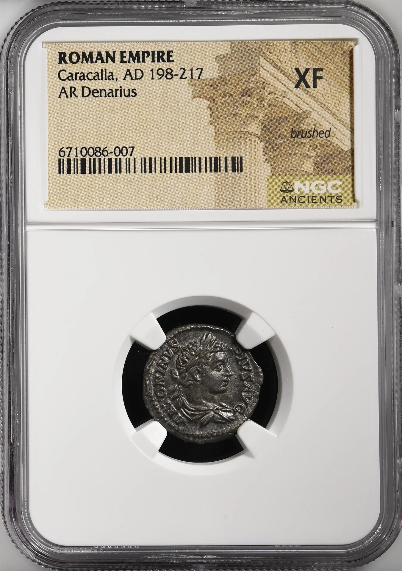 Ancient Coins Roman Imperial Roman Imperial Caracalla 198-217 AD AR Denarius NGC XF 0150387 Roman Imperial Caracalla 198-217 AD AR Denarius NGC XF 0150387