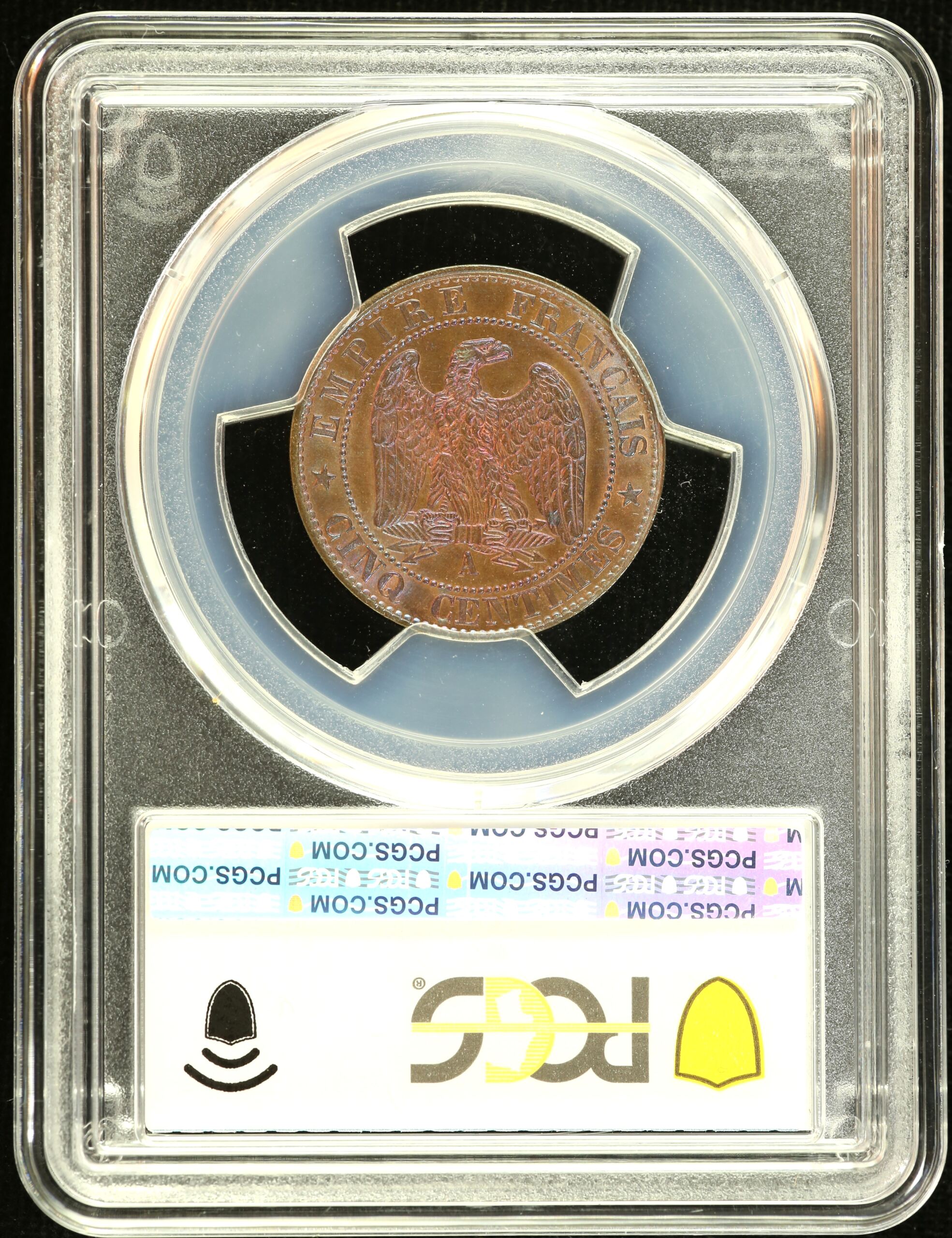 Europe  France  World Coins France 5 Centime 1862 A Gad-155 F-117 PCGS MS64RB 0150403 France 5 Centime 1862 A Gad-155 F-117 PCGS MS64RB 0150403France 5 Centime 1862 A Gad-155 F-117 PCGS MS64RB 0150403 - Image 2