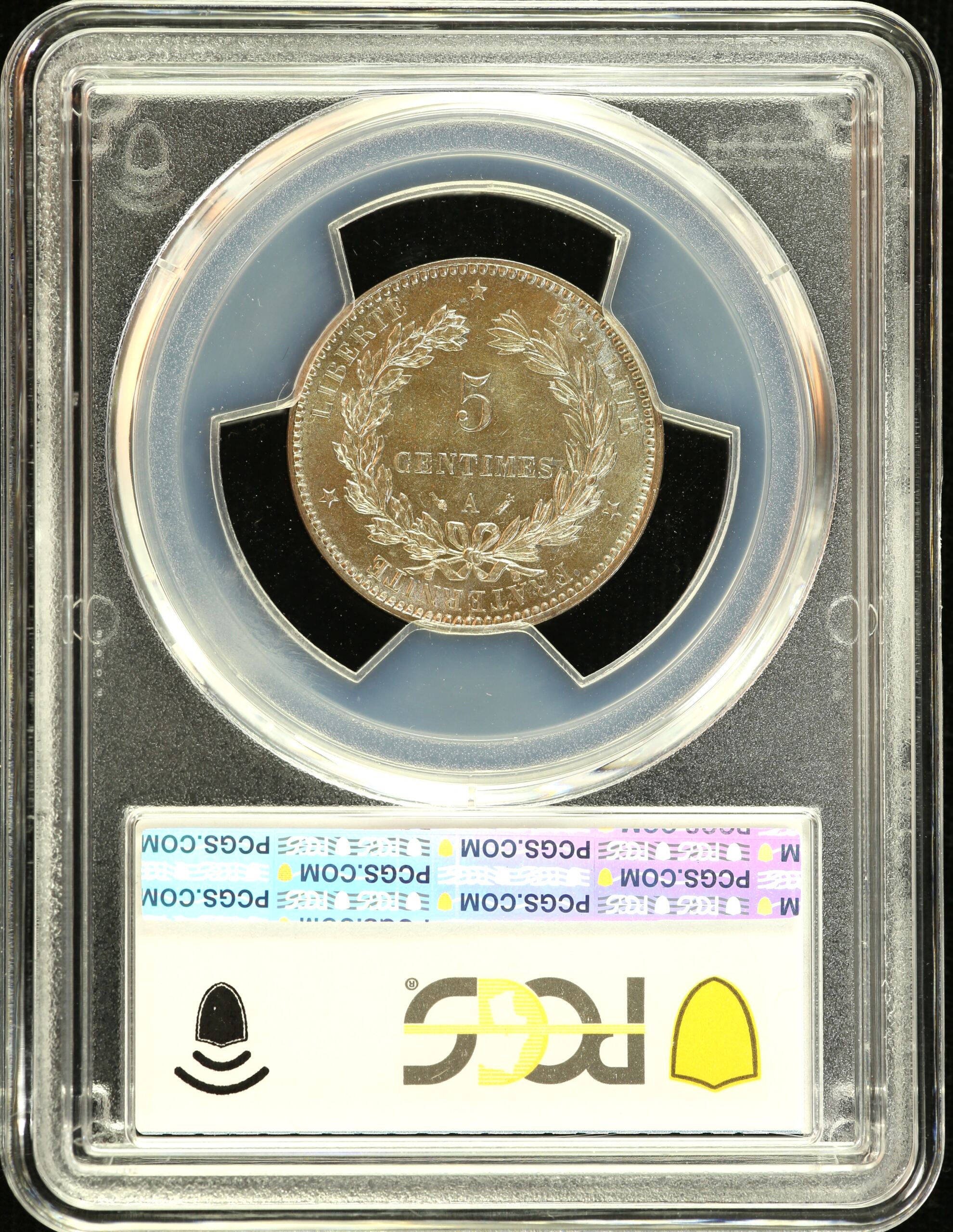Europe  France  World Coins France 5 Centime 1894 A Gad=157a F-118 PCGS MS64BN 0150404 France 5 Centime 1894 A Gad=157a F-118 PCGS MS64BN 0150404France 5 Centime 1894 A Gad=157a F-118 PCGS MS64BN 0150404 - Image 2