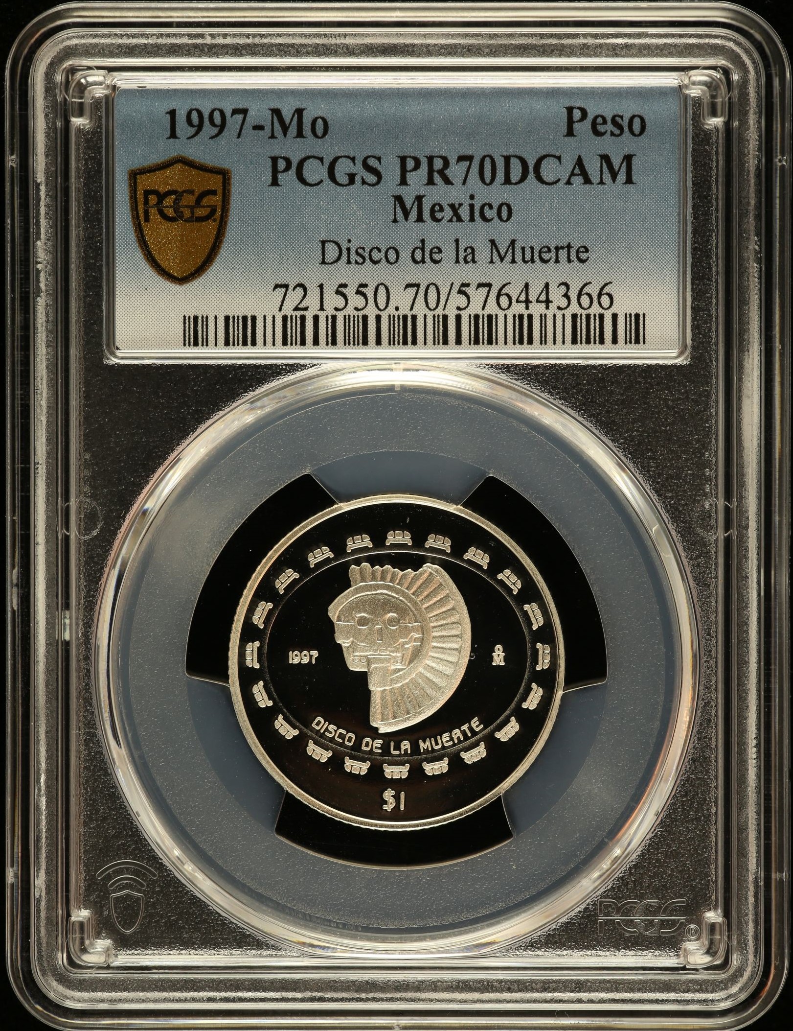 Modern Silver & Minors Peso 1997 Mo PCGS PR70DCAM 0150458