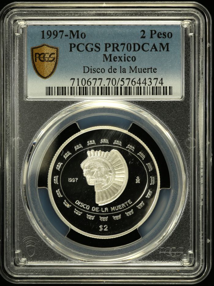 Modern Silver & Minors 2 Peso 1997 Mo PCGS PR70DCAM 0150504Modern Silver & Minors 2 Peso 1997 Mo PCGS PR70DCAM 0150504