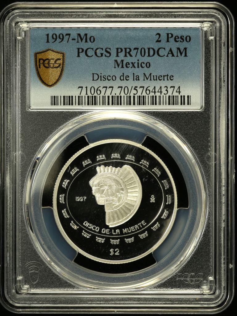 Modern Silver & Minors 2 Peso 1997 Mo PCGS PR70DCAM 0150504