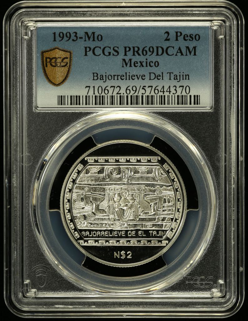 Modern Silver & Minors 2 Peso 1993 Mo PCGS PR69DCAM 0150508