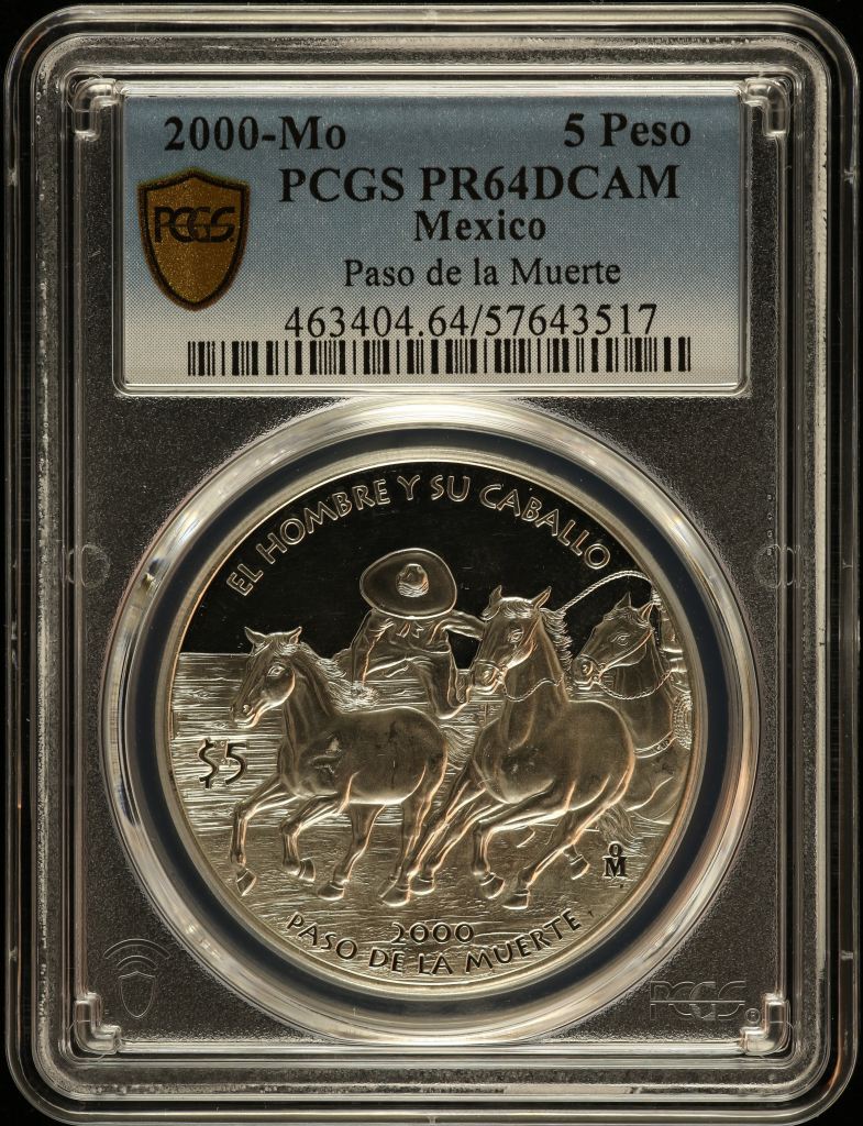 Modern Silver & Minors 5 Peso 2000 Mo PCGS PR64DCAM 0150592