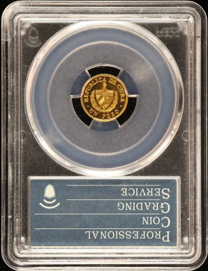 Cuba Peso 1915 PCGS PR63 0150598Cuba Peso 1915 PCGS PR63 0150598 - Image 2