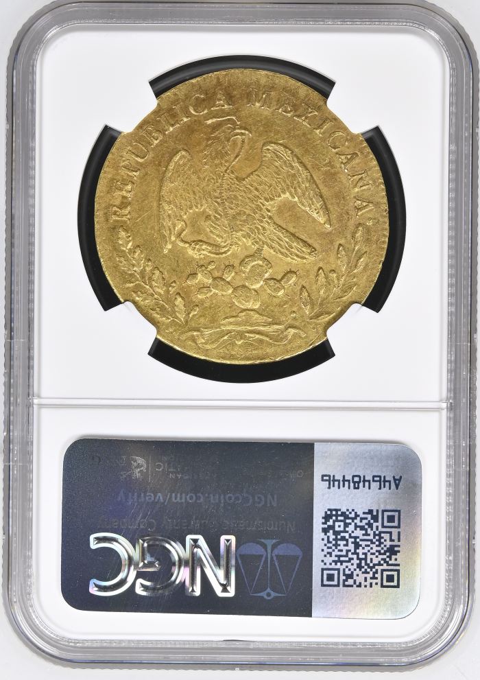 Republic Gold 8 Escudos 1873 Ho PR NGC AU55 0150600Republic Gold 8 Escudos 1873 Ho PR NGC AU55 0150600 - Image 2
