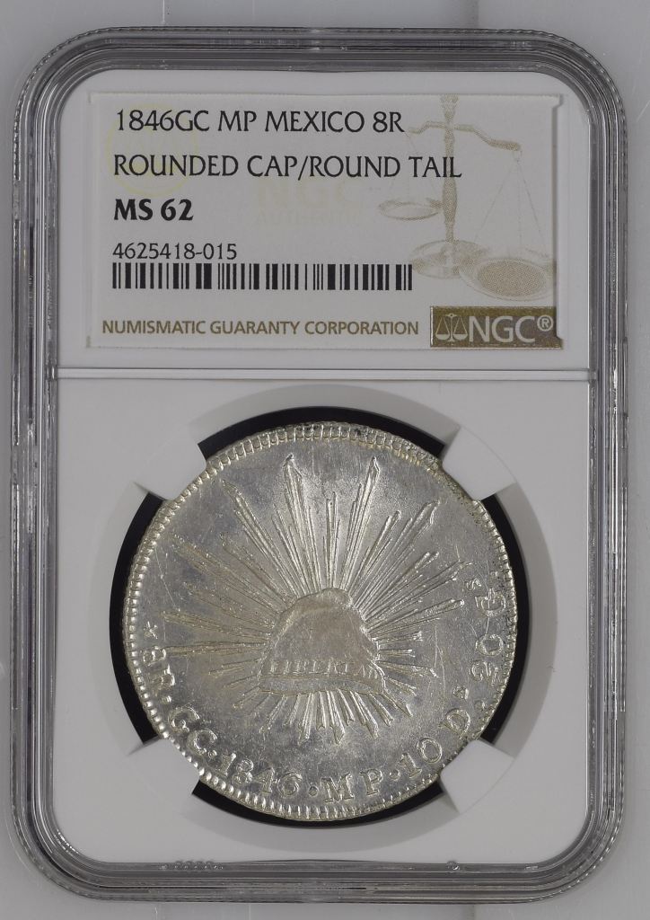 Guadalupe Y Calvo 8 Reales 1846 Gc MP NGC MS62 0150605