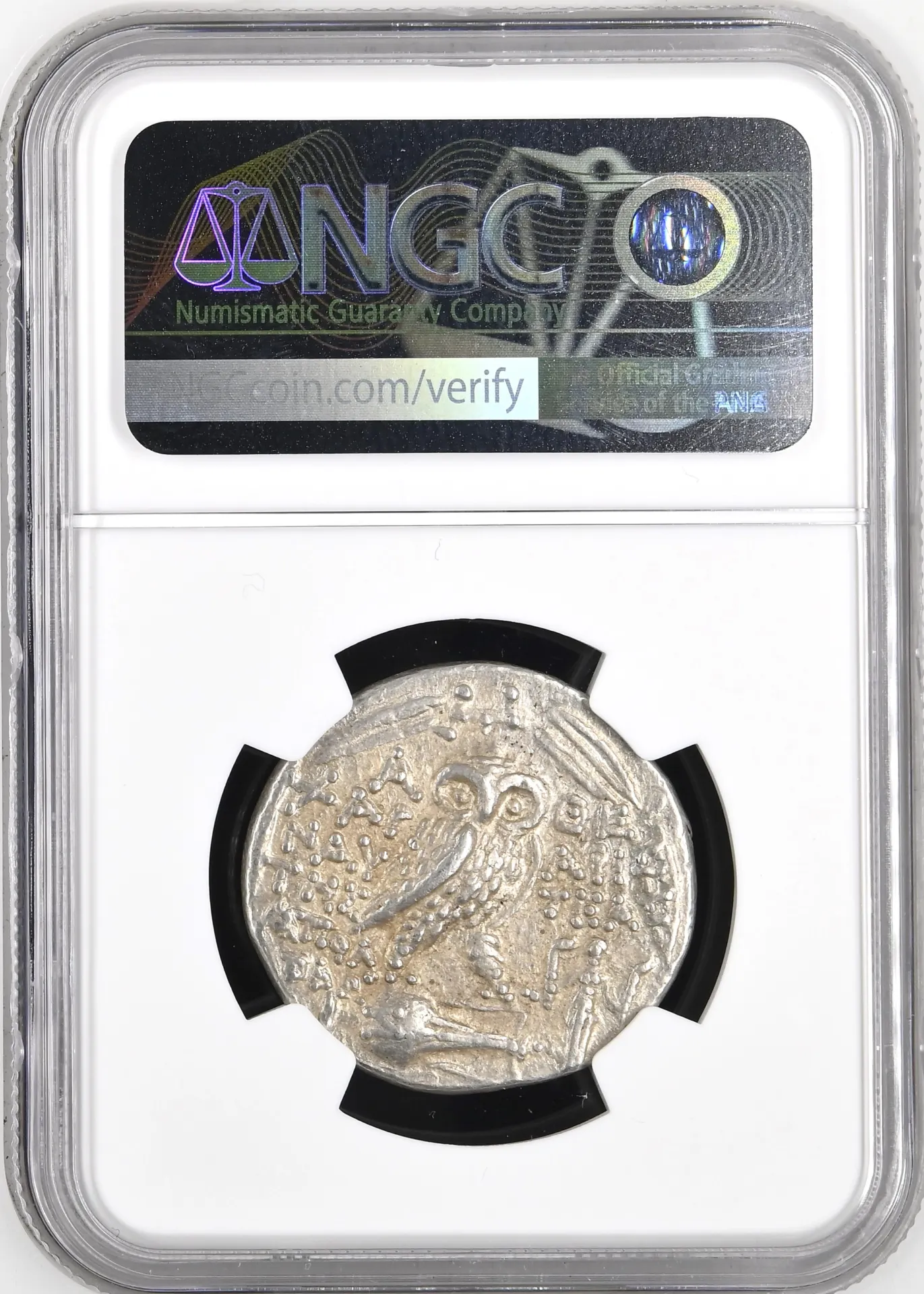 Ancient Coins Attica Greek Attica Athens 2nd-1st Centuries BC AR Tetradrachm NGC Ch XF 0150660 Attica Athens 2nd-1st Centuries BC AR Tetradrachm NGC Ch XF 0150660Attica Athens 2nd-1st Centuries BC AR Tetradrachm NGC Ch XF 0150660 - Image 2