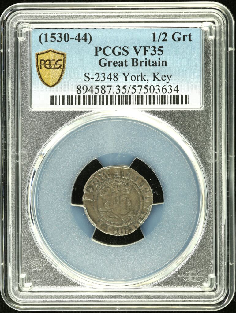 UK (Great Britain) Halfgroat (1530-44) PCGS VF35 0150690