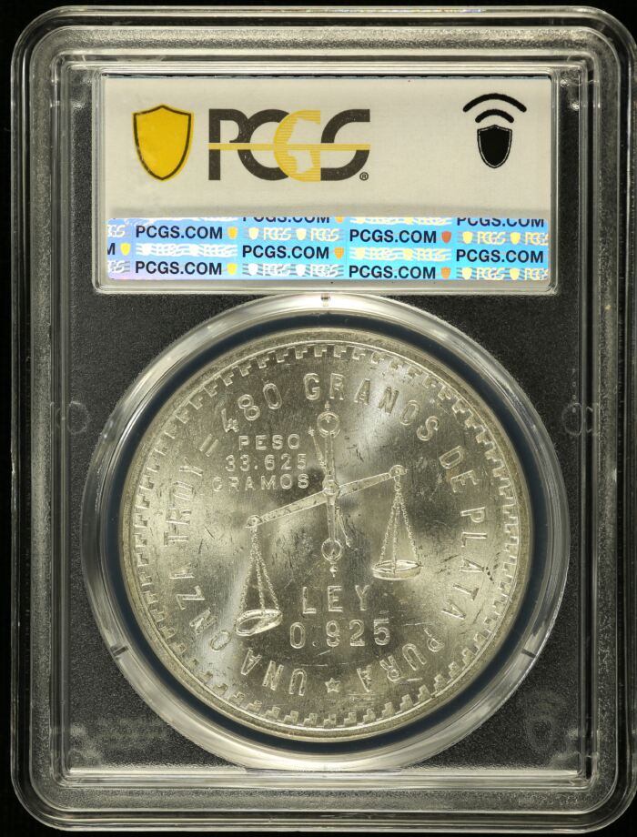 Modern Silver & Minors Onza 1949 Mo PCGS MS63 KM-M49a 0150702Modern Silver & Minors Onza 1949 Mo PCGS MS63 KM-M49a 0150702 - Image 2