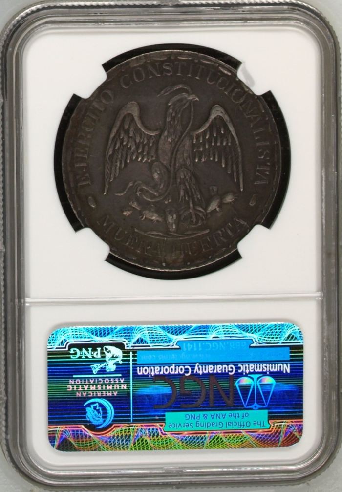 Durango Peso 1914 Durango KM-622 NGC XF45 0150708Durango Peso 1914 Durango KM-622 NGC XF45 0150708 - Image 2