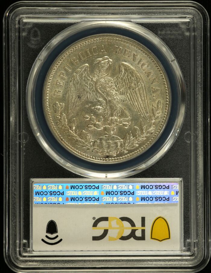 Republic Silver & Minors Peso 1909 Mo GV PCGS AU58 KM-409.2 0150712Republic Silver & Minors Peso 1909 Mo GV PCGS AU58 KM-409.2 0150712 - Image 2