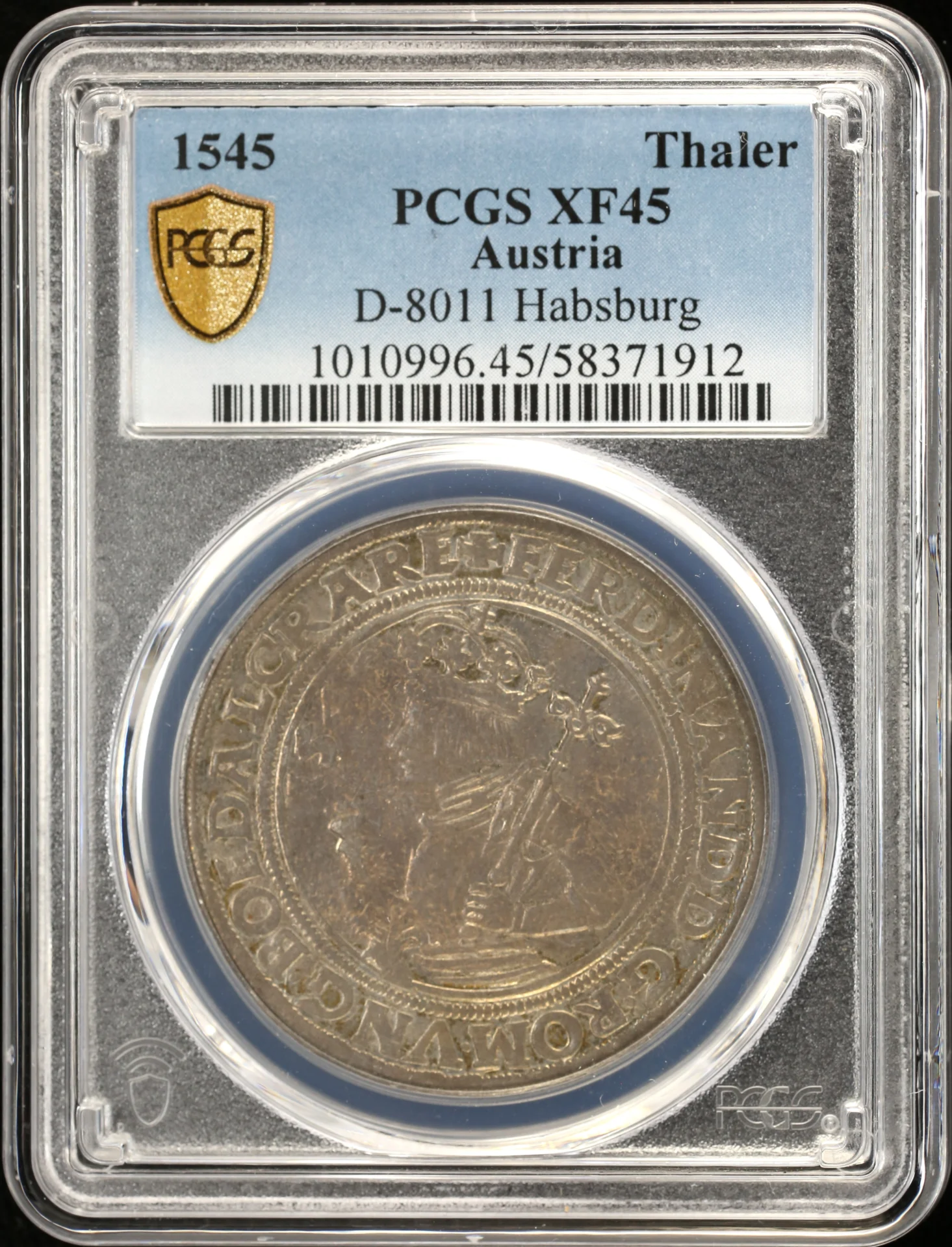 Europe Germany World Coins Germany Taler 1545 Haus Habsburg D-8011 PCGS XF45 0150737 Germany Taler 1545 Haus Habsburg D-8011 PCGS XF45 0150737Germany Taler 1545 Haus Habsburg D-8011 PCGS XF45 0150737