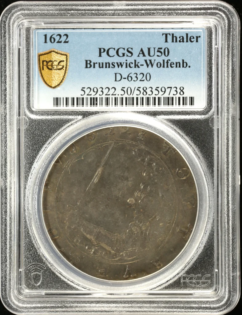 Germany Thaler 1622 PCGS AU50 0150738