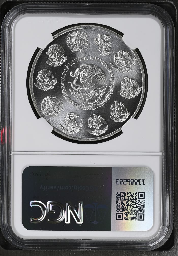 Modern Silver & Minors Onza 2008 Mo NGC MS69 0150934Modern Silver & Minors Onza 2008 Mo NGC MS69 0150934 - Image 2