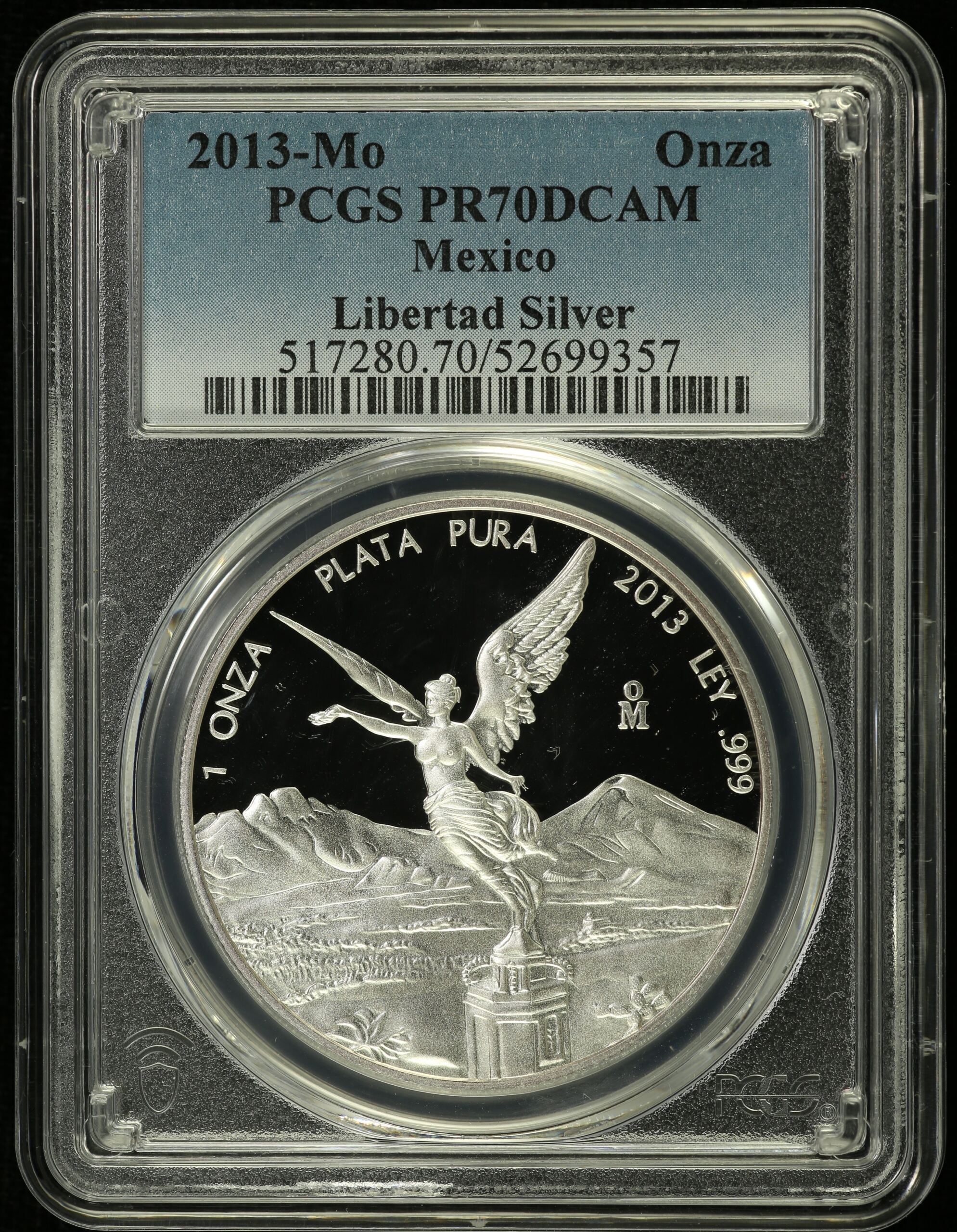 Modern Silver & Minors Onza 2013 Mo PCGS PR70DCAM 0151279