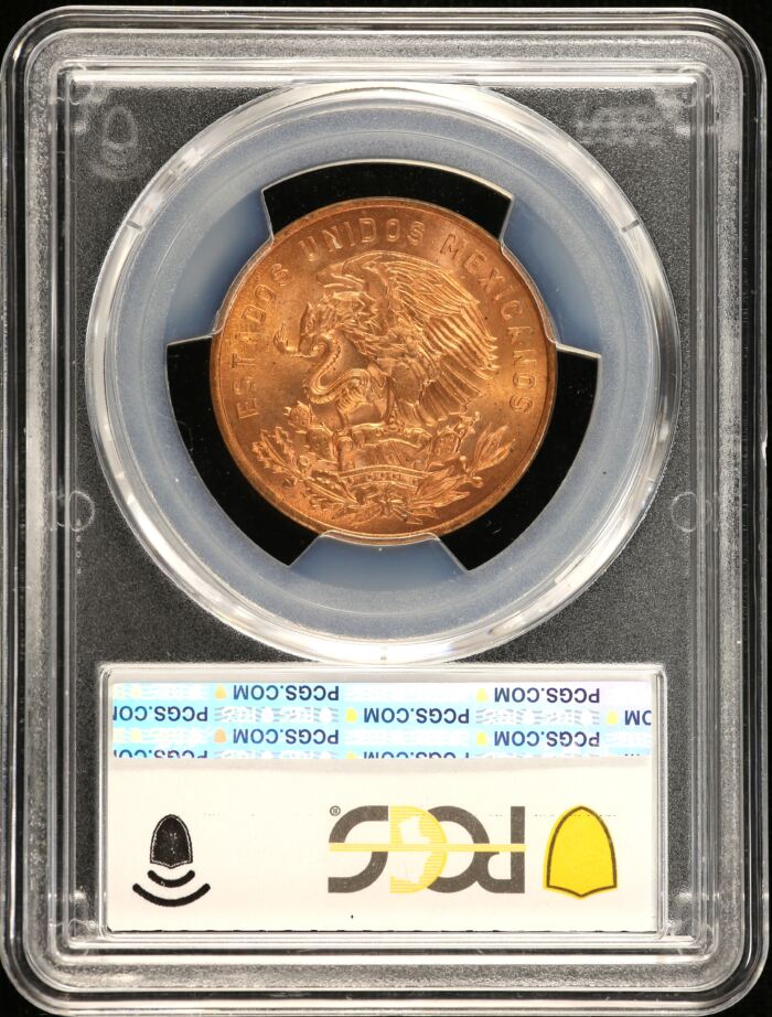 Modern Silver & Minors 20 Centavo 1955 Mo PCGS MS66RD 0151283Modern Silver & Minors 20 Centavo 1955 Mo PCGS MS66RD 0151283 - Image 2