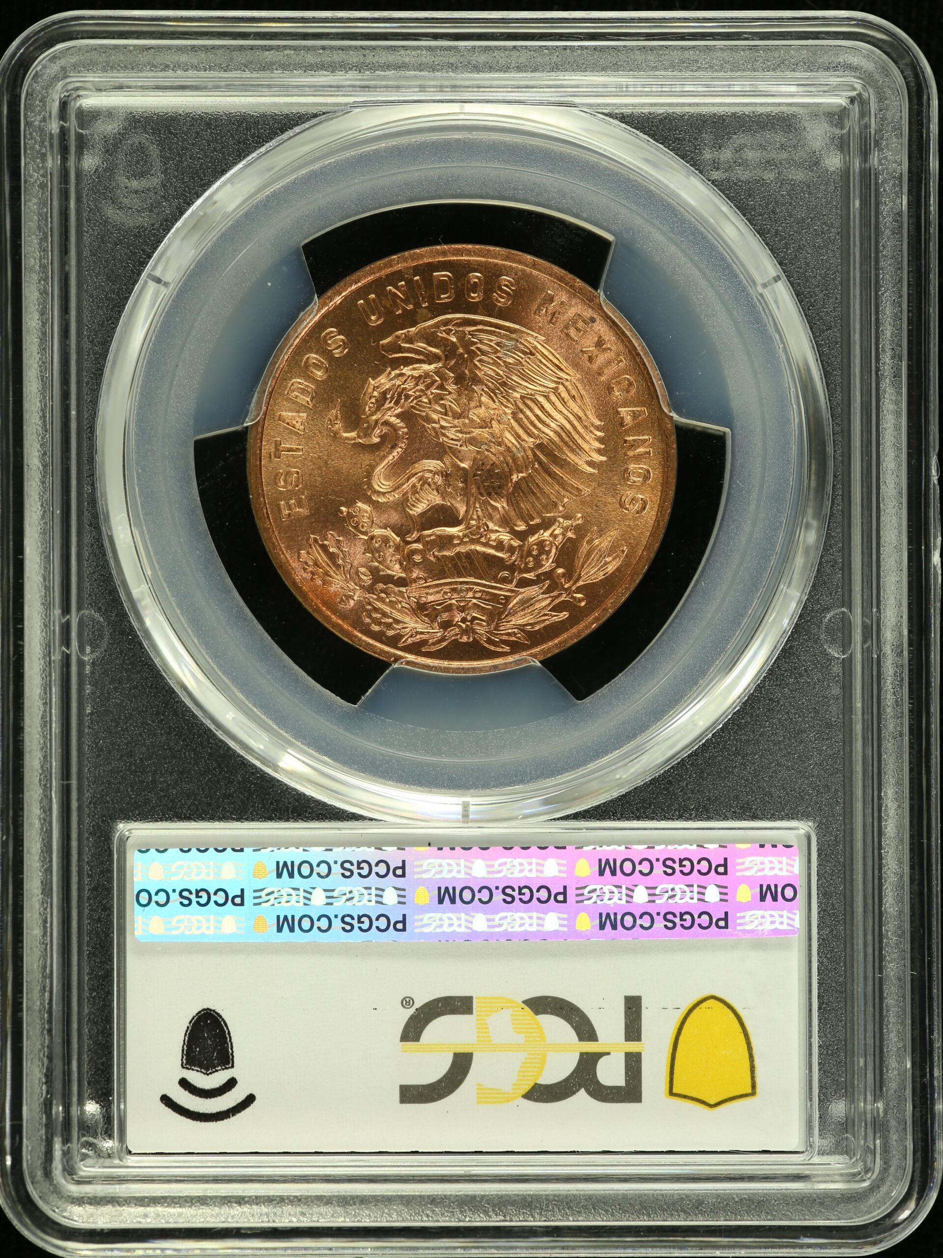 20 Centavo  Mexican Coins  Modern Silver & Minors Modern Silver & Minors 20 Centavo 1956 Mo PCGS MS66RD 0151292 Modern Silver & Minors 20 Centavo 1956 Mo PCGS MS66RD 0151292Modern Silver & Minors 20 Centavo 1956 Mo PCGS MS66RD 0151292 - Image 2