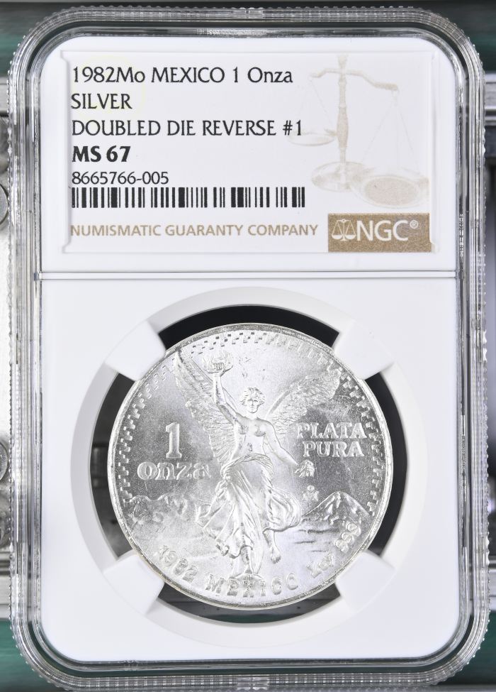 Modern Silver & Minors Onza 1982 Mo NGC MS67 0151328Modern Silver & Minors Onza 1982 Mo NGC MS67 0151328