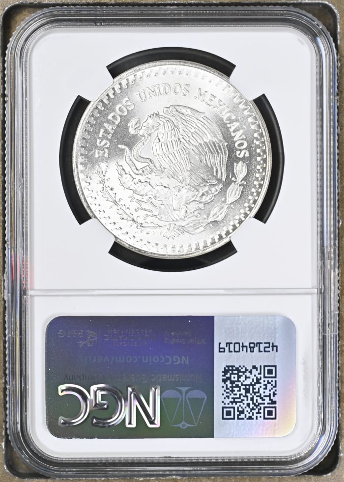Modern Silver & Minors Onza 1982 Mo NGC MS67 0151328Modern Silver & Minors Onza 1982 Mo NGC MS67 0151328 - Image 2