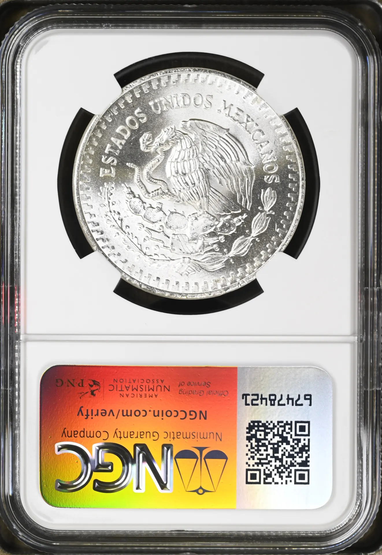 Mexican Coins Modern Silver & Minors Onza Modern Silver & Minors Onza 1982 Mo NGC MS66 0151335 Modern Silver & Minors Onza 1982 Mo NGC MS66 0151335Modern Silver & Minors Onza 1982 Mo NGC MS66 0151335 - Image 2