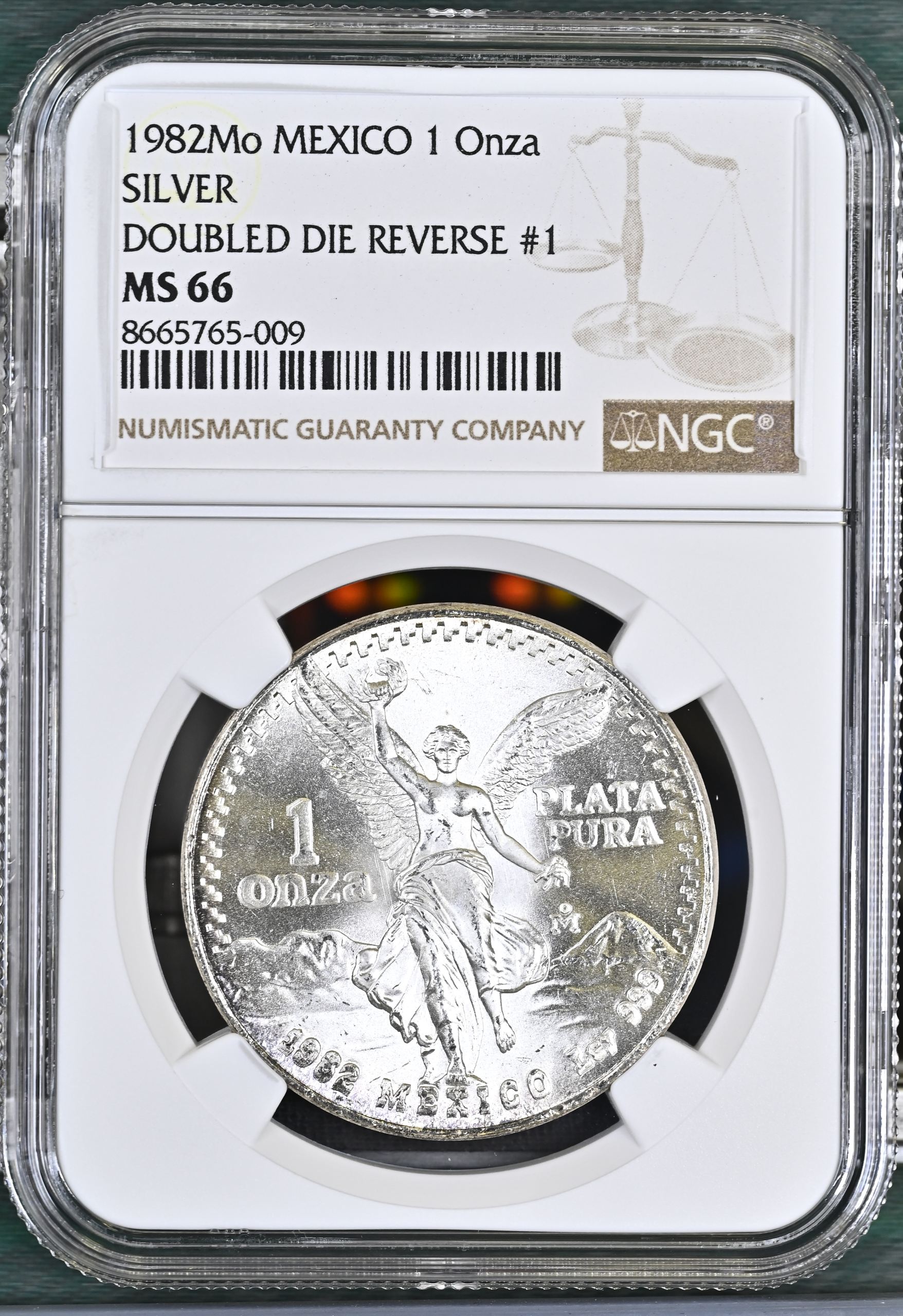Modern Silver & Minors Onza 1982 Mo NGC MS66 0151338