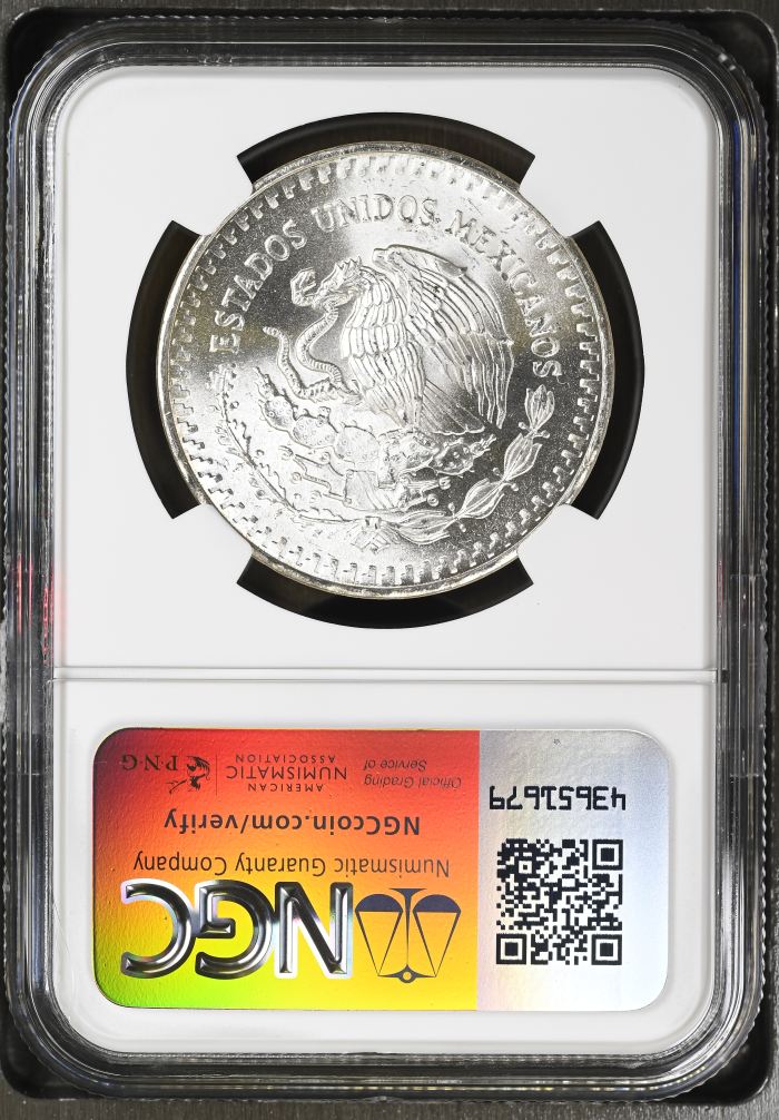 Modern Silver & Minors Onza 1982 Mo NGC MS66 0151338Modern Silver & Minors Onza 1982 Mo NGC MS66 0151338 - Image 2