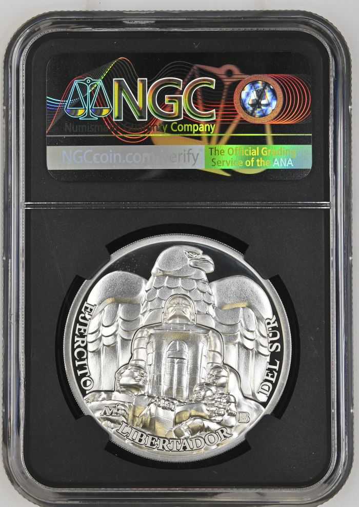 Medals & Tokens Emiliano Zapata 1oz Silver Medal 2022 NGC PF70 Ultra Cameo 0151483Medals & Tokens Emiliano Zapata 1oz Silver Medal 2022 NGC PF70 Ultra Cameo 0151483 - Image 2