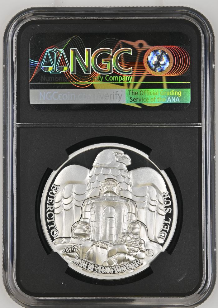Medals & Tokens Emiliano Zapata 1oz Silver Medal 2022 NGC PF70 Ultra Cameo 0151484Medals & Tokens Emiliano Zapata 1oz Silver Medal 2022 NGC PF70 Ultra Cameo 0151484 - Image 2